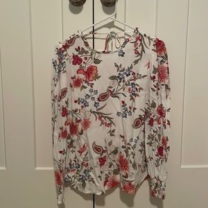 Loft floral blouse